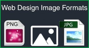 Web design image formats
