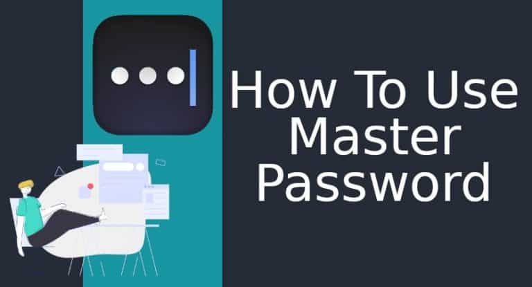 How to use master password