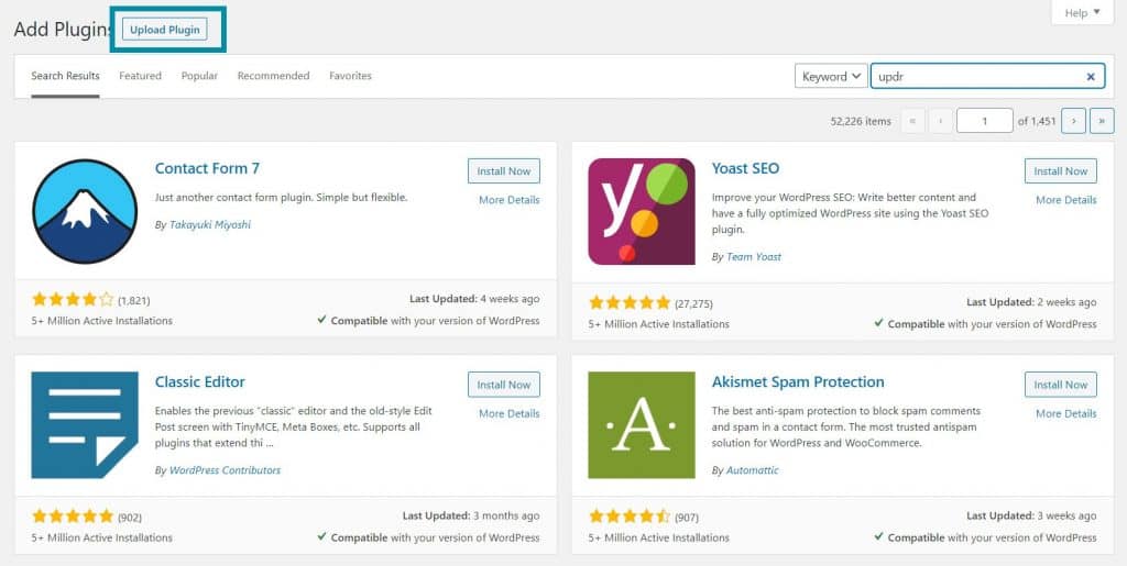 Upload Plugin