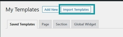 A screen shot of a wordpress template.