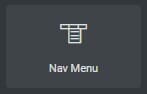 Nav menu widget in Elementor