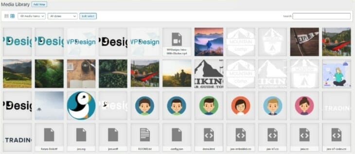 WordPress Media Library