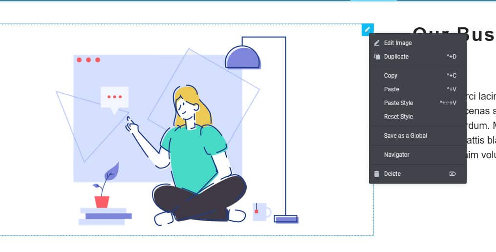 Copy any element of the page