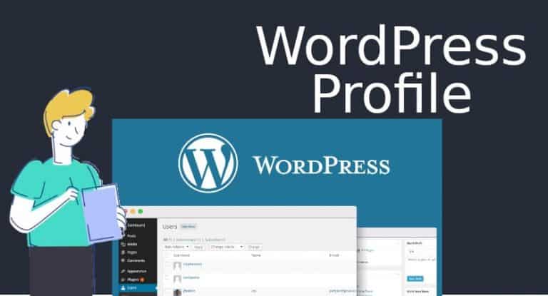 WordPress Profile Blog Cover