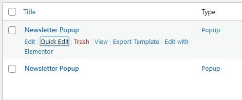 After import template file