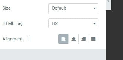 Alignment for mobile