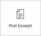 Post excerpt
