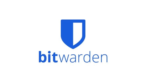 Bitwarden logo on a white background.