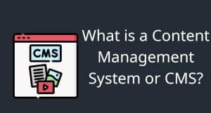 What is a content management system or CMS