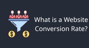 What is a website conversion rate