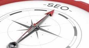 SEO Strategies on a compass